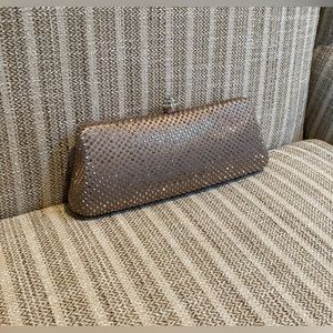 Elegant Brown Clutch with Studded Design